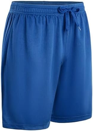 Mens Athletic Shorts Quick Dry Elastic Waistband Active Golf Running Shorts