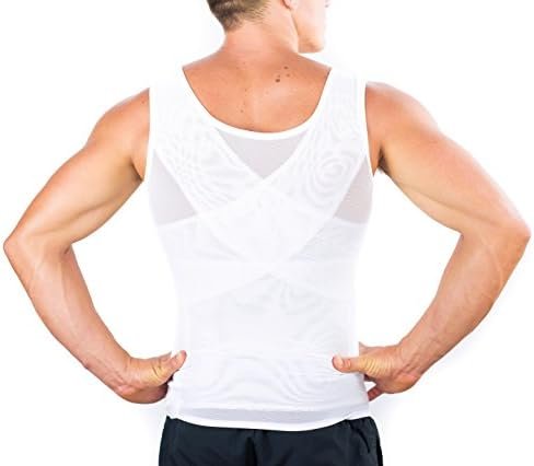 Apparel Original Men's Chest Compression Shirt to Hide Gynecomastia Moobs Shapewear